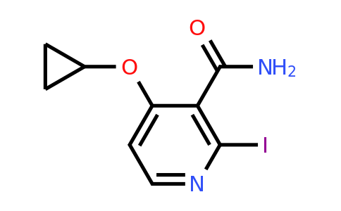 CAS 1243321-34-7 | 4-Cyclopropoxy-2-iodonicotinamide