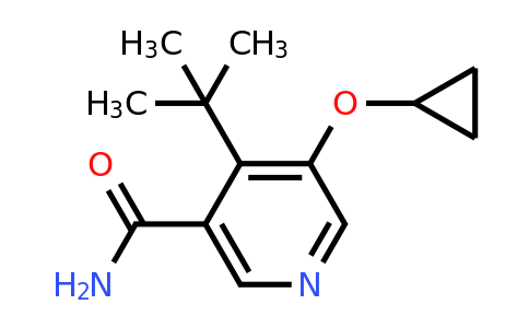 CAS 1243321-42-7 | 4-Tert-butyl-5-cyclopropoxynicotinamide