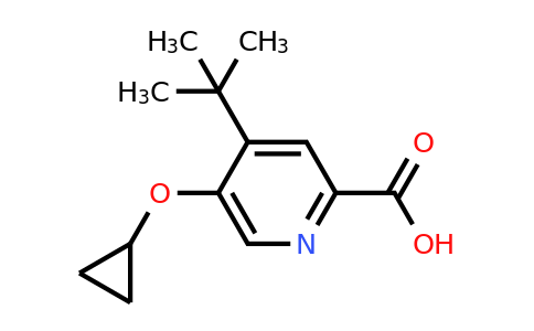CAS 1243321-47-2 | 4-Tert-butyl-5-cyclopropoxypicolinic acid