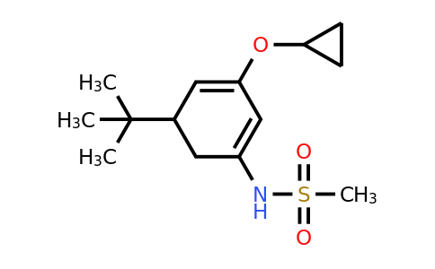 CAS 1243321-50-7 | N-(5-tert-butyl-3-cyclopropoxycyclohexa-1,3-dienyl)methanesulfonamide
