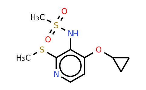 CAS 1243321-51-8 | N-(4-cyclopropoxy-2-(methylthio)pyridin-3-YL)methanesulfonamide