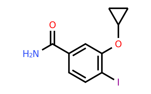 CAS 1243321-52-9 | 3-Cyclopropoxy-4-iodobenzamide