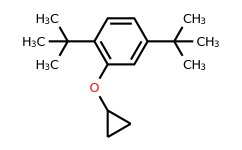 CAS 1243321-53-0 | 1,4-DI-Tert-butyl-2-cyclopropoxybenzene