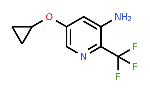 CAS 1243321-54-1 | 5-Cyclopropoxy-2-(trifluoromethyl)pyridin-3-amine