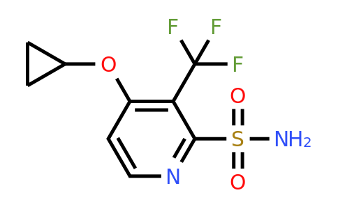CAS 1243321-59-6 | 4-Cyclopropoxy-3-(trifluoromethyl)pyridine-2-sulfonamide