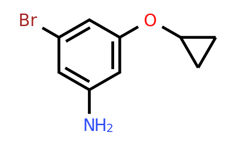 CAS 1243321-64-3 | 3-Bromo-5-cyclopropoxyaniline