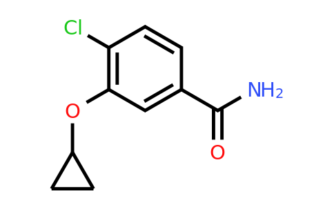 CAS 1243321-65-4 | 4-Chloro-3-cyclopropoxybenzamide