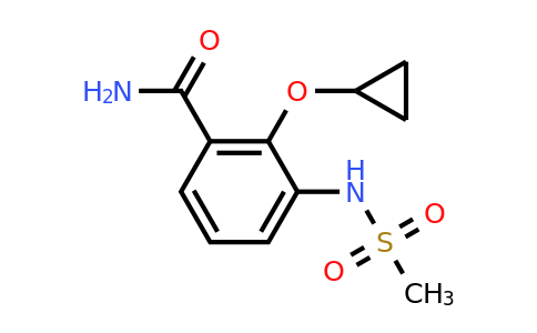 CAS 1243321-67-6 | 2-Cyclopropoxy-3-(methylsulfonamido)benzamide