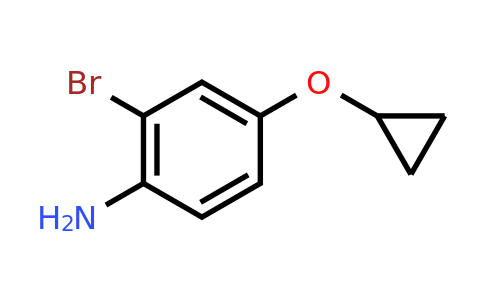 CAS 1243321-68-7 | 2-Bromo-4-cyclopropoxyaniline