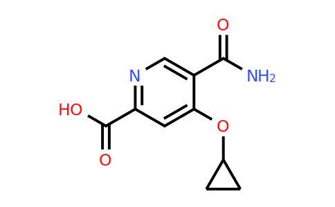 CAS 1243321-71-2 | 5-Carbamoyl-4-cyclopropoxypicolinic acid