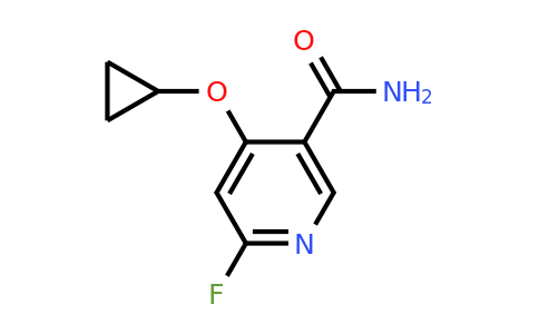 CAS 1243321-73-4 | 4-Cyclopropoxy-6-fluoronicotinamide