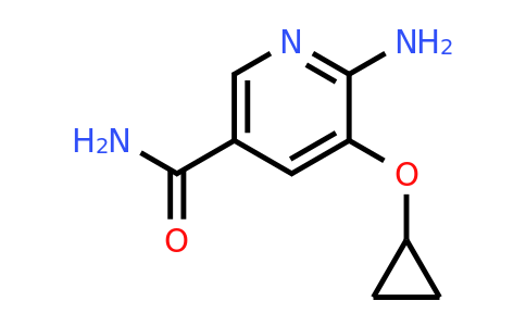 CAS 1243321-85-8 | 6-Amino-5-cyclopropoxynicotinamide