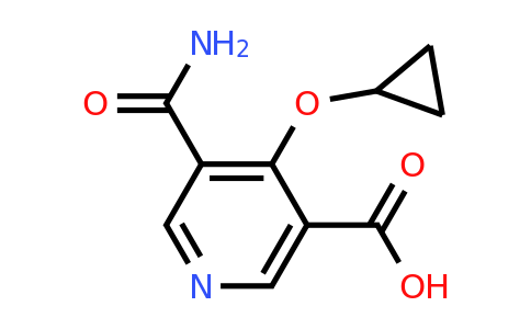 CAS 1243321-86-9 | 5-Carbamoyl-4-cyclopropoxynicotinic acid