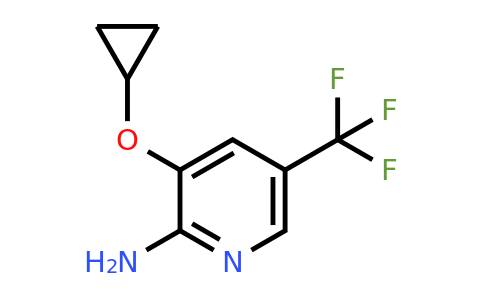 CAS 1243321-88-1 | 3-Cyclopropoxy-5-(trifluoromethyl)pyridin-2-amine