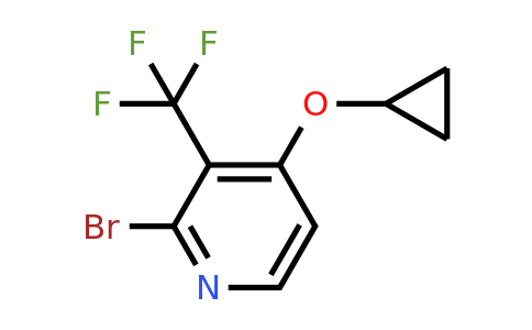 CAS 1243321-89-2 | 2-Bromo-4-cyclopropoxy-3-(trifluoromethyl)pyridine
