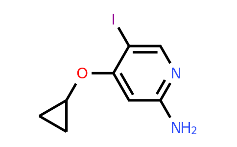 CAS 1243321-91-6 | 4-Cyclopropoxy-5-iodopyridin-2-amine