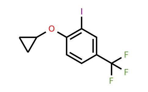 CAS 1243321-92-7 | 1-Cyclopropoxy-2-iodo-4-(trifluoromethyl)benzene