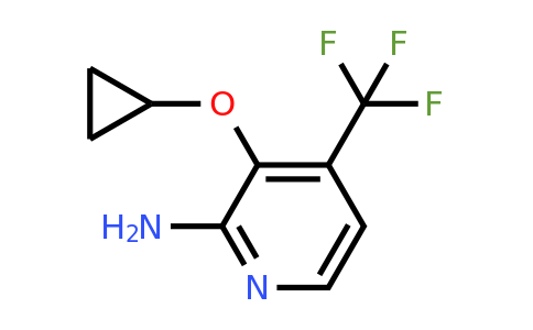 CAS 1243321-93-8 | 3-Cyclopropoxy-4-(trifluoromethyl)pyridin-2-amine