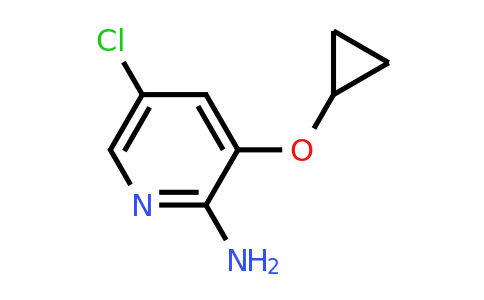 CAS 1243321-96-1 | 5-Chloro-3-cyclopropoxypyridin-2-amine