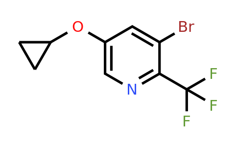 CAS 1243322-00-0 | 3-Bromo-5-cyclopropoxy-2-(trifluoromethyl)pyridine