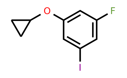 CAS 1243322-01-1 | 1-Cyclopropoxy-3-fluoro-5-iodobenzene