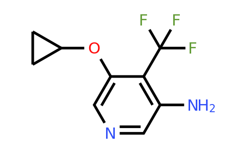CAS 1243322-04-4 | 5-Cyclopropoxy-4-(trifluoromethyl)pyridin-3-amine