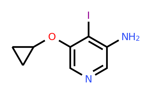 CAS 1243322-06-6 | 5-Cyclopropoxy-4-iodopyridin-3-amine