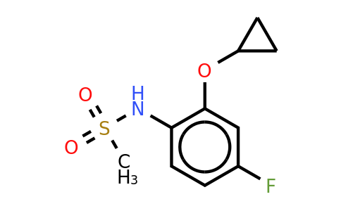 CAS 1243322-07-7 | N-(2-cyclopropoxy-4-fluorophenyl)methanesulfonamide