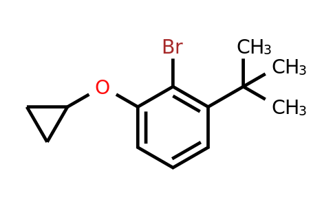 CAS 1243322-08-8 | 2-Bromo-1-tert-butyl-3-cyclopropoxybenzene