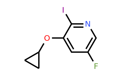 CAS 1243322-10-2 | 3-Cyclopropoxy-5-fluoro-2-iodopyridine