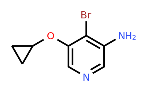 CAS 1243322-11-3 | 4-Bromo-5-cyclopropoxypyridin-3-amine