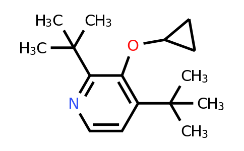 CAS 1243322-12-4 | 2,4-DI-Tert-butyl-3-cyclopropoxypyridine