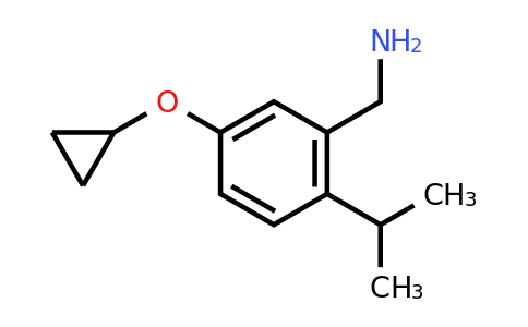 CAS 1243322-21-5 | (5-Cyclopropoxy-2-isopropylphenyl)methanamine