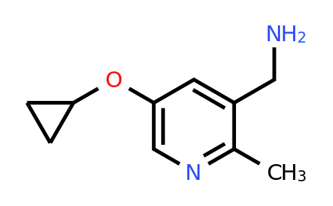 CAS 1243322-22-6 | (5-Cyclopropoxy-2-methylpyridin-3-YL)methanamine