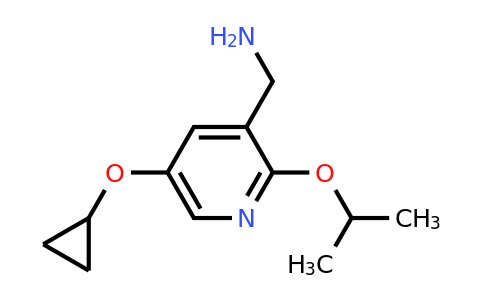CAS 1243322-24-8 | (5-Cyclopropoxy-2-isopropoxypyridin-3-YL)methanamine