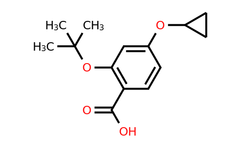 CAS 1243322-25-9 | 2-Tert-butoxy-4-cyclopropoxybenzoic acid