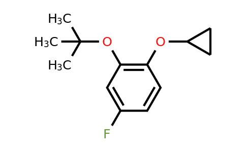 CAS 1243322-30-6 | 2-Tert-butoxy-1-cyclopropoxy-4-fluorobenzene