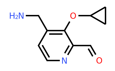 CAS 1243322-31-7 | 4-(Aminomethyl)-3-cyclopropoxypicolinaldehyde