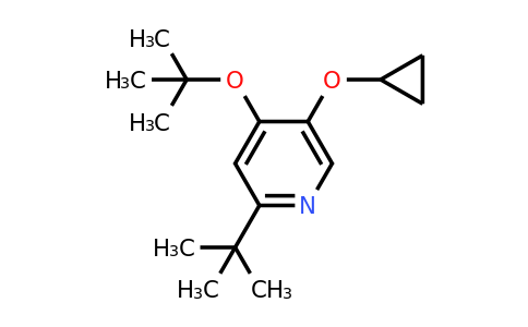 CAS 1243322-32-8 | 4-Tert-butoxy-2-tert-butyl-5-cyclopropoxypyridine