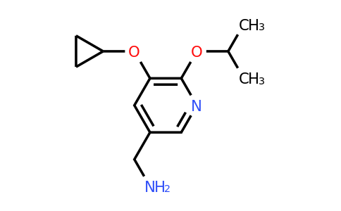 CAS 1243322-33-9 | (5-Cyclopropoxy-6-isopropoxypyridin-3-YL)methanamine