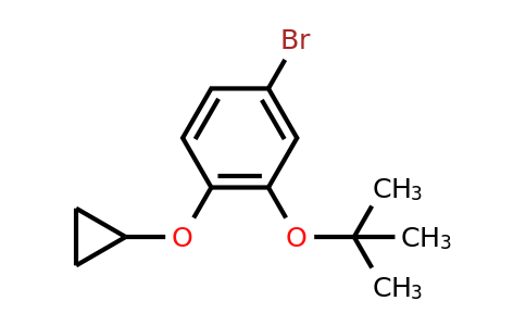 CAS 1243322-34-0 | 4-Bromo-2-tert-butoxy-1-cyclopropoxybenzene