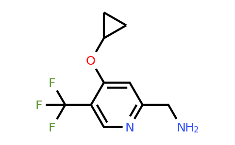 CAS 1243322-35-1 | (4-Cyclopropoxy-5-(trifluoromethyl)pyridin-2-YL)methanamine