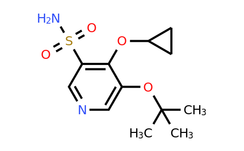 CAS 1243322-39-5 | 5-Tert-butoxy-4-cyclopropoxypyridine-3-sulfonamide