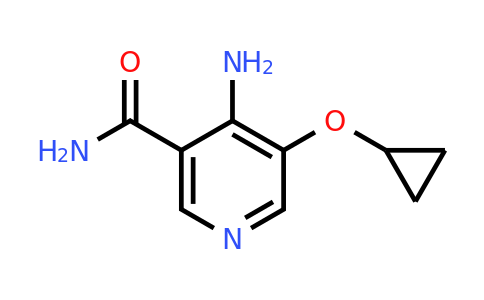 CAS 1243322-40-8 | 4-Amino-5-cyclopropoxynicotinamide