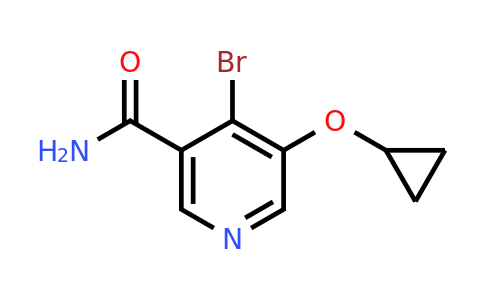 CAS 1243322-41-9 | 4-Bromo-5-cyclopropoxynicotinamide