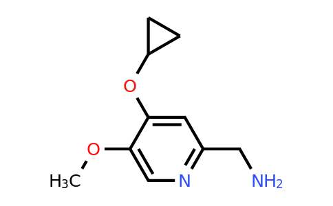 CAS 1243322-44-2 | (4-Cyclopropoxy-5-methoxypyridin-2-YL)methanamine