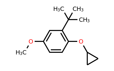 CAS 1243322-45-3 | 2-Tert-butyl-1-cyclopropoxy-4-methoxybenzene