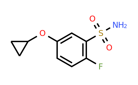 CAS 1243322-46-4 | 5-Cyclopropoxy-2-fluorobenzenesulfonamide
