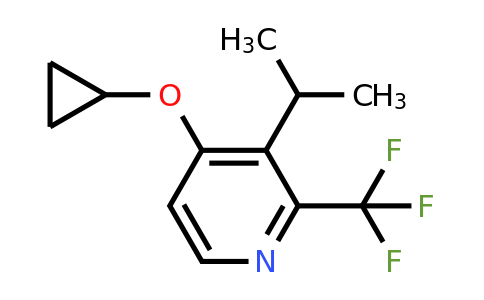 CAS 1243322-47-5 | 4-Cyclopropoxy-3-isopropyl-2-(trifluoromethyl)pyridine