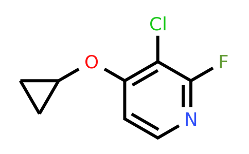 3-Chloro-4-cyclopropoxy-2-fluoropyridine